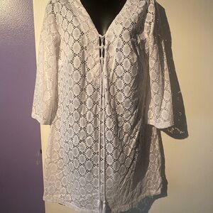 Kona Sol White Coverup